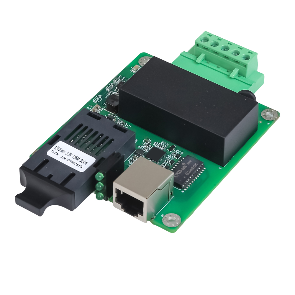 RS600G工业级嵌入式低功耗千兆1光1电光纤